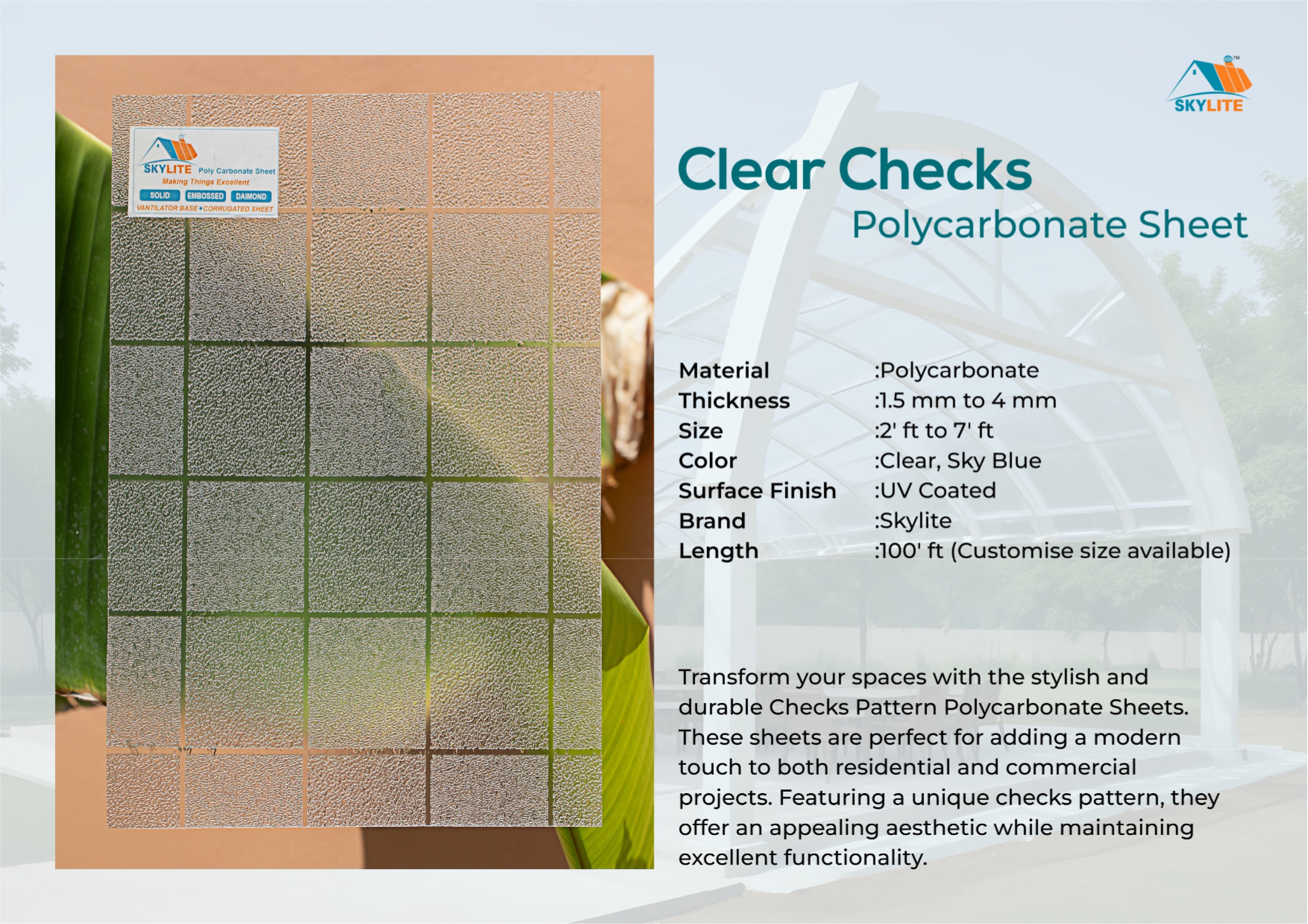 Solid Polycarbonate Sheets